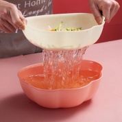 картинка Терка-дуршлаг Cleaning Basket Two In One