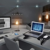 картинка Столик трансформер для ноутбука Multifunctional Laptop Table с вентилятором