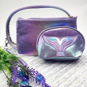 картинка Косметичка женская набор из трех штук Rama Rose Хвост русалки