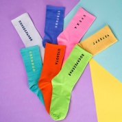 картинка Носки женские длинные набор из 7 штук / пар Неделька