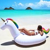 картинка Надувной матрас единорог 275 см белый Unicorn