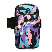 картинка Универсальная спортивная сумка чехол для телефона на руку с камуфляжным принтом