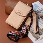 картинка Портмоне-клатч сумка кросс-боди Baellerry с отделениями для карт с двумя  ремнями для переноски