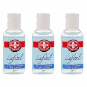 картинка Антисептик для рук Lafitel 50 мл 1 шт. 70% спирта с Алоэ вера; санитайзер для рук (наборы)