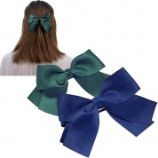 картинка Женский модный атласный бант для волос на заколке-автомат