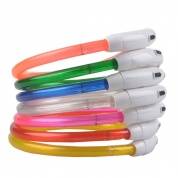 картинка Силиконовый светодиодный ошейник для питомца USB Rechargeable Flashing Collar