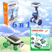 картинка Конструктор на солнечной батарее робот 6 в 1 Educational DIY Solar Kit