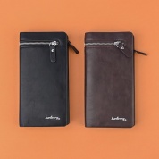 картинка Мужской клатч-портмоне Baellerry Business с кнопками на молнии